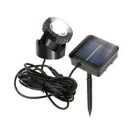 Mini Luci Solari Subacquee, 6 LED Impermeabilizzazione Faretto Solare, Sensore Luce Scuro Accensione Automatica Off Progettato per Giardini All'aperto Piscine Fontane per Stagni