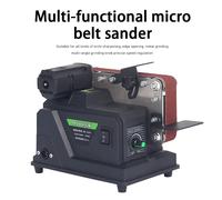 Mini lucidatrice Levigatrice a nastro elettrica Affilatrice multifunzionale per affilare i coltelli da cucina Levigatrice per forbici