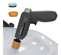 Mini lucidatrice per auto, 12 V, macchina per cera ergonomica multifunzionale, strumento per tampone elettrico compatto, per rimorchi, camion, berlina, SUV, furgone, pickup, veicolo, garage, officina