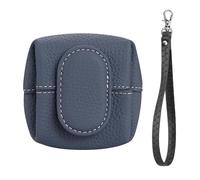 Mini Lychee Pattern Coin Purse, New Top Grain Leather Solid Color Change Pouch, Small Casual Change Wallet for Women (#G)