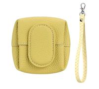 Mini Lychee Pattern Coin Purse, New Top Grain Leather Solid Color Change Pouch, Small Casual Change Wallet for Women (#M)