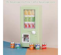Mini Macchina Bevande Distributore Casa delle Bambole con Lattine Toy Gift ✨