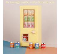 Mini Macchina Bevande Distributore Casa delle Bambole con Lattine Toy Gift ✨
