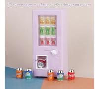 Mini Macchina Bevande Distributore Casa delle Bambole con Lattine Toy Gift ✨