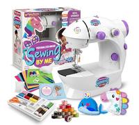 Mini macchina da cucire con tavolo allungabile di aggiornamento, doppio filo portatile regolabile a 2 velocità con luci a pedale, macchina da cucire elettrica domestica facile da fare fai-da-te