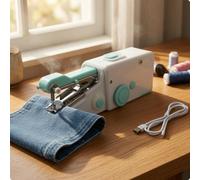 Mini Macchina da Cucire Elettrica Compatta Cucitrice Mini Compatto Rotella