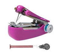 Mini macchina da cucire elettrica, dispositivo da cucito portatile, resistente al calore, kit da cucito elettrico per principianti, artigianato fai da te e uso in viaggio