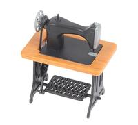 Mini Macchina da cucire | Macchina da cucire per mobili in miniatura del mondo delle bambole | Oggetti interni vintage in scala 1 24 - Per sala da pranzo, soggiorno, studio e