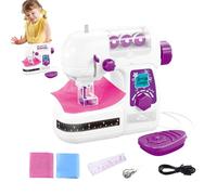Mini Macchina da Cucire Per Principianti - Macchina da Cucire Portatile con Luce | Śewings Portatile achines Gioco di Fantasia Arti e Artigianato Ripristino Artigianato Per Bambini