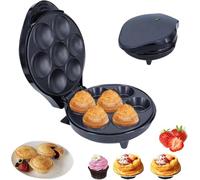 Mini macchina elettrica per torte e quiche con riscaldamento su entrambi i lati, superficie antiaderente, indicatore LED e piedini antiscivolo per cuocere snack, dessert e pancake