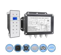 Mini Macchina for Sauna a e montata a Parete da 3KW, Kit di Accessori for Bagno Turco con Doccia con Display LCD for Controller for Sauna for Telefono,Caratteristiche di Sicurezza(VS-9007W-3KW-BP)