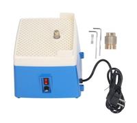 Mini macchina for smerigliatrice for vetrate artistiche portatile, kit di utensili for la lavorazione della smerigliatrice antipolvere con punta da 1 pollice, smerigliatrice for vetrate colorate blu