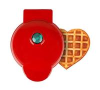 Mini Macchina For Waffle Da 350 W, Mini Macchina For Dolci For Uso Domestico, Ideale For Ciambelle, Waffle, Panini For La Colazione, Facile Da Pulire, Macchina For Pancake Elettrica For Uso(Red,No. 2)
