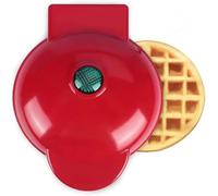 Mini Macchina For Waffle Da 350 W, Mini Macchina For Dolci For Uso Domestico, Ideale For Ciambelle, Waffle, Panini For La Colazione, Facile Da Pulire, Macchina For Pancake Elettrica For Uso(Red,No. 1)