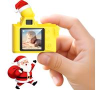 Mini Macchina Fotografica Bambini - Maxmango 1,3" 1080P HD Mini Fotocamera Digitale, con 64GB Scheda, Mini Fotocamera Portachiavi per Bambini di 3, 4, 5, 6, 7, 8 Anni (Giallo)