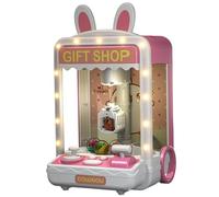 Mini Macchina per Artigli, Macchina per Artigli per Bambini Suoni e Musica Regolabili Macchina per Artigli per Bambini con Mini Peluche e Giocattoli in Capsule Gioco Arcade Mini Distributore, Type2