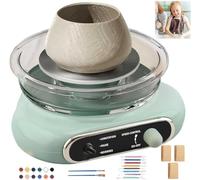 Mini Macchina Per Ceramica Elettrica Per Tornio Per Ceramica, Tornio Per Vasaio Girevole Per Bambini Adulti, Macchina Per Formare Ceramica Con Set Di Strumenti Per Argilla, Kit Per Ceramica Fai-da-te