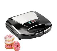 Mini Macchina Per Ciambelle - Apparecchio Per Cuocere Ciambelle Da 6 Fori Antiaderente,750W Macchina Per La Colazione | Per Cucina, Colazione, Dolci, Snack, Muffin, Pancake, Cottura