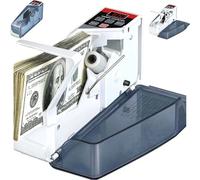 Mini Macchina per Contare Denaro Portatile, Contamonete con Display a Led, Registratore di Banconote Portatile, Conta Solo la Funzione Banconote