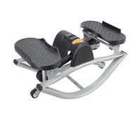 Mini macchina per esercizi stepper - Stepper portatili compatti da un lato all'altro, steppers con fasce di resistenza | Steppers laterali a basso shock | Per casa appartamento dormitorio ufficio pale