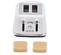 Mini macchina per il pane scala 1:12 accessori per casa delle bambole in miniatura vivido e delicato modello di macchina per il pane bianco per la decorazione di mobili per casa