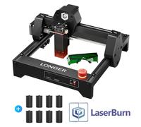 Mini macchina per incisione laser incisore Wifi ad alta velocità fai da te personalizza regali + 8 strumenti Raiser + occhiali protettivi + LaserBurn