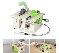 Mini macchina per la frantumazione della pietra della sega della roccia, taglierina lapidaria di potere 1380w, facile da usare per il taglio della macinazione della giada, 110v 220v