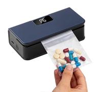 Mini macchina per sigillare sacchetti - ABS 12,5 x 6,3 x 4 cm ricaricabile alimentare 6 livelli magnetico borsa più portatile strumento di sigillatura a caldo tipo C 1600 mAh | Per snack
