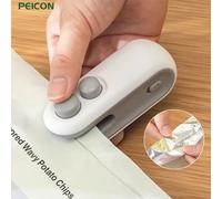 Mini macchina per sigillare sacchetti di calore Sacchetti sigillanti per pacchetti Sigillatore per alimenti in plastica Borsa con clip Sigillatore portatile Sigillatore di calore per imballaggi