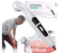 Mini macchina per terapia ad ultrasuoni, strumento portatile per fisioterapia ad ultrasuoni con massaggio a caldo compressa, 3 livelli regolabili, 1-15 minuti di regolazione