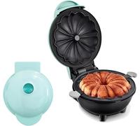 Mini Macchina per Torte Elettrica, Macchina per Ciambelle da 350 W con Rivestimento Antiaderente, Macchina per Waffle da Banco per Uso Domestico per Colazione Dessert Utensili da Pasticceria