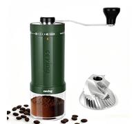 Mini macinacaffè manuale, 40 impostazioni di macinatura, versione nera,MEGA PRO 绿色,2-小号