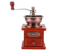 Mini Macinacaffè Manuale a Mano Macinacaffè in Legno Stile Retrò Macinacaffè per Chicchi di Caffè in Acciaio Inox a Grana Rotante
