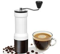 Mini macinacaffè manuale con 40 impostazioni regolabili, macinacaffè portatile a mano con capacità di 30 g, conico per viaggi, campeggio, ufficio, espresso