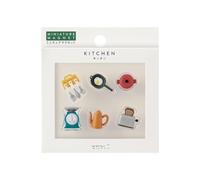 Mini magnete Midori 6 pezzi modello cucina 43428006 PVC non ftalato