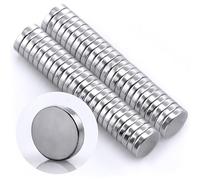 Mini magneti rotondi al neodimio N35 extra forti (50 pezzi) | Piccoli magneti forti 5x1 mm | Adatti per lavagne magnetiche, frigoriferi, lavagne bianche e molto altro ancora