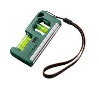 Mini magnetico Pocket Level With 90° 180° Bubble Vials | Alluminio ABS Compact Spirit Level For DIY | Angolo Measuring Tool for Home Workshop