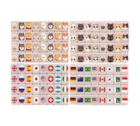 Mini Mahjong, Esperienza Multigiocatore Coinvolgente, Melamina, Set Di Di Gioco Mahjong Con Bandiera Nazionale, Giochi E, Migliora Il Pensiero Logico, Per Le Vacanze Scolastiche Degl