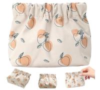 Mini Makeup Borse Pattern Apricoch 5x2x4 Mini borsetta organizzatore autoctosellate per rossetto sacchetto per trucco impermeabile portatile per la borsa per viaggi, ufficio e altro, trucco