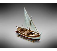 MINI MAMOLI - Modello Kit Barca GOZZO MEDITERRANEO Vela Serie Scala 1:28 - DUS_MM07