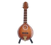 Mini mandolino salvaspazio elegante fatto a mano 8 corde modello mandolino per regali decorazione domestica