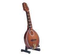 Mini Mandolino Strumento Salvaspazio Elegante Modello di Mandolino a 8 Corde Fatto a Mano per la Decorazione Domestica dei Regali
