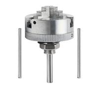 Mini Mandrino Per Tornio - Set Di Ganasce Da 135 G | Strumento Autocentrante Per La Lavorazione Del Legno, Lega Di Zinco M12x1 | Accessorio Ṕer Tornitura Ďi Precisione Industriale, P̀er Trapano