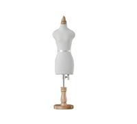 Mini manichino da cucito completamente articolato: mezzo scala 1/2 1/3 1/4 di taglia di taglia con giunti flessibili per la produzione di motivi realistici e il lavoro di adattamento bianco 1/4C