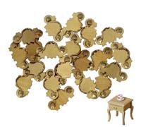 Mini Maniglie Per Cassetto 20 Pezzi Mini Manopole Per Cassetti Per Casa Delle Bambole In Scala 1:12 Piccole Manopole In Metallo Dorato Maniglia Miniatura Per Armadietto Supporto Da Tavolo Cassetti