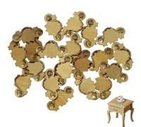 Mini Maniglie Per Cassetto 20 Pezzi Mini Manopole Per Cassetti Per Casa Delle Bambole In Scala 1:12 Piccole Manopole In Metallo Dorato Maniglia Miniatura Per Armadietto Supporto Da Tavolo Casset