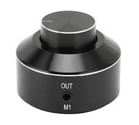 Mini Manopola di Controllo del Volume Attivo, M1 Manopola di Regolazione Audio del Volume da 3,5 Mm Interruttore Amplificatore per Altoparlanti per PC per Guardare Video Giochi Matrimoni Celebrazioni