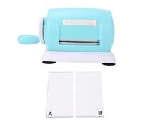 Mini manuale per fustrosi della macchina per goffetta per mezzano pelare utensile artigianato portatile per schede di scrapbooking che produce decorazioni per la casa materiale