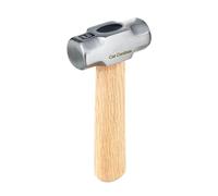 Mini martello da slitta, con testa in acciaio e manico corto in legno, 0,5 kg, per colpire e per la casa