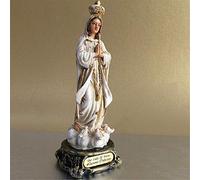 Mini Mary Statue Christ Sculpture Religious Statuette Figurina Decor cattolica Gift Casa Domanda Ornamento del Soggiorno per Catholics, Una Collezione d'Arte